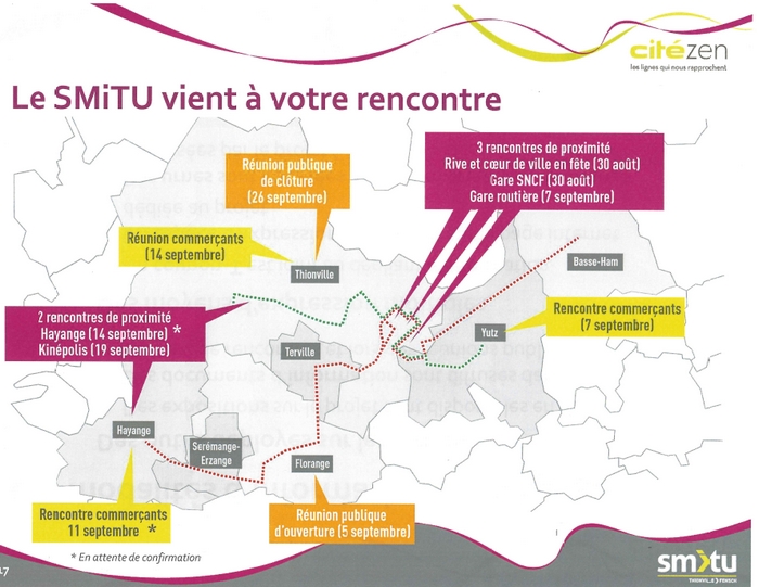 Transport : projet de nouvelles lignes de bus dans le Val de Fensch et Portes de France Thionville