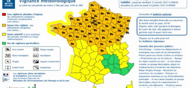 Vigilance orange  déclenchée en Lorraine