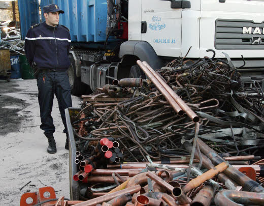 Vilsberg : des tonnes de câbles de cuivre volés