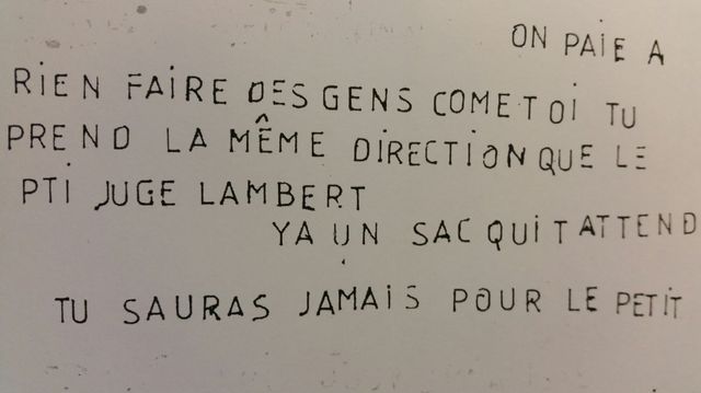 Vosges : Un corbeau menace le juge d'instruction dans l'affaire Grégory